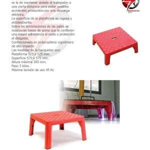 BANQUETA AISLANTE
