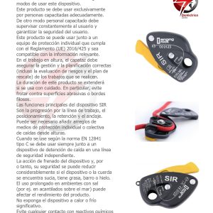 DESCENDEDOR VERTICAL TIPO EDDY