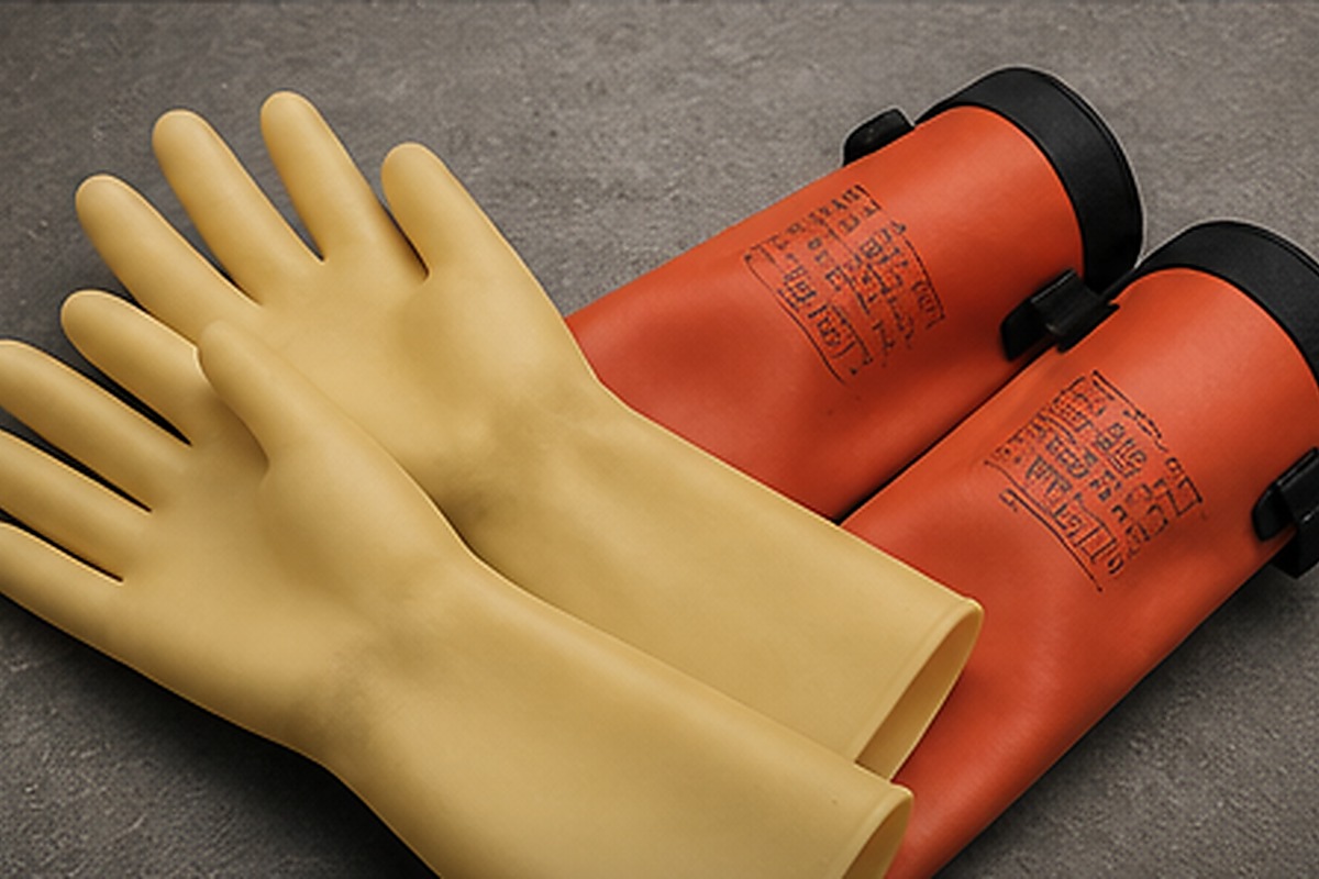 Guantes y manguillas aislantes para protección eléctrica