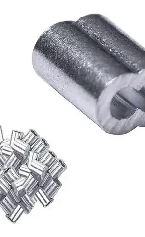 Casquillo Aluminio Piola Acero De 1/16 (1.5mm) 1000 Unidades