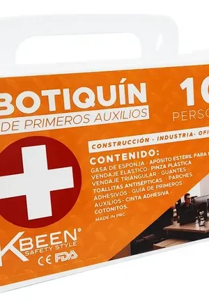 Pack De 6 Botiquín Primeros Auxilios 10 Personas (6un)
