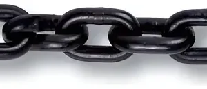 Cadena Negra Eslabon Corto Grado 80 Tramo 10mm X 6mt 3.2 Ton