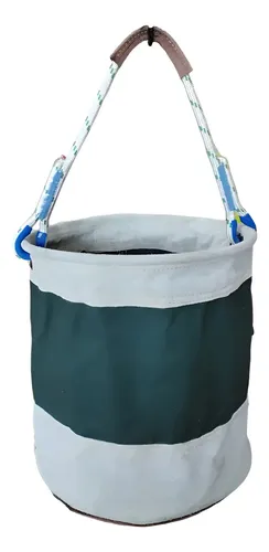 Balde De Lona Doble, Aro De Acero, Fondo Reforzado 38x38x38