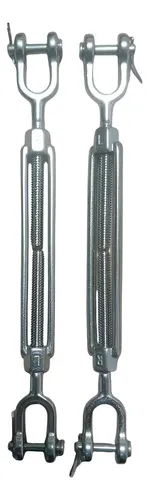 Pack 2 Tensor Inox. Grillete-grillete 5/16 X 4-1/2 Aisi-316