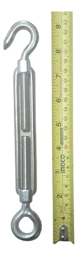 Tensor Ojo Gancho Inoxidable De 3/8 10mm (2 Un) Aisi-316 - Imagen 3