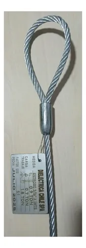 Estrobo De Acero Ojo/ojo 5/16 X 1.5 Mts 900 Kg Galvanizado - Imagen 3