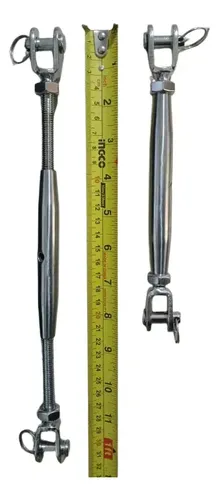 Tensor Tubular Inoxidable M-10 Aisi-316 Grillete/grillete - Imagen 2