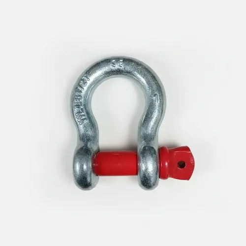 Pack 2 Un Grillete Lira 1plg Forjado 8.5 Ton Pasador Rojo - Imagen 4