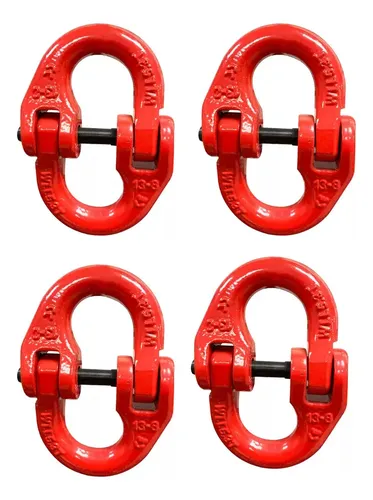 Pack 4 Conector De Cadena G80 3/8 (10 Mm) (4un) Lock-aloy
