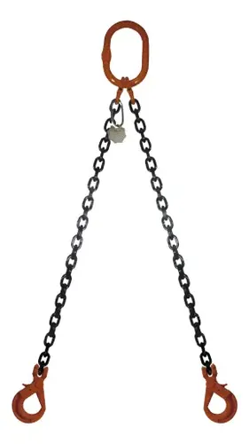 Cadena De Elevacion De 8mm X 2ramales X 1metro G-80 3.4 Ton