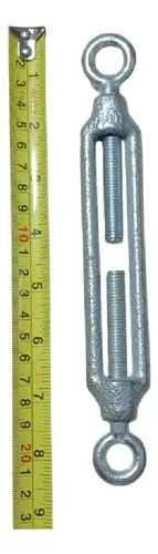 Tensor Ojo-ojo Galvanizado (15un) 3/8 Para Cable