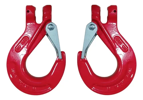Pack 4 Gancho De Seguridad De 8mm C/ Seguro Simple Forjado - Imagen 2