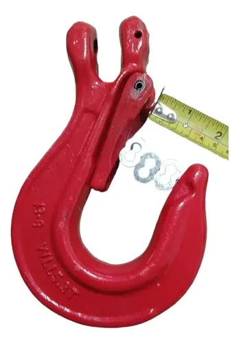 Pack 2 Gancho De Seguridad 13mm Seguro Simple Forjado A-339 - Imagen 4