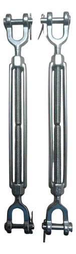 Pack 2 Tensor Inoxidable Grillete-grillete 3/8 X 6 Aisi-316