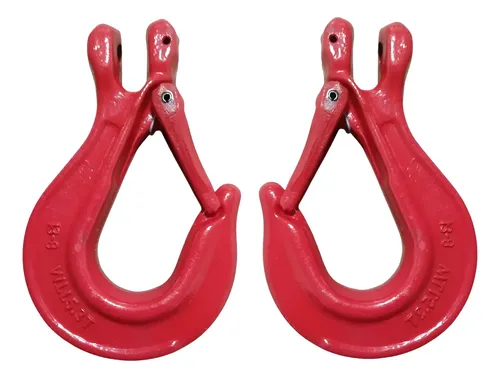 Pack 2 Gancho De Seguridad 13mm Seguro Simple Forjado A-339