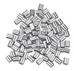 Casquillo Aluminio Piola Acero De 1/16 (1.5mm) 500 Unidades - Imagen 2