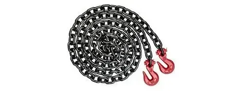 Cadena Negra Eslabon Corto Grado 80 Tramo 10mm X 6mt 3.2 Ton - Imagen 3