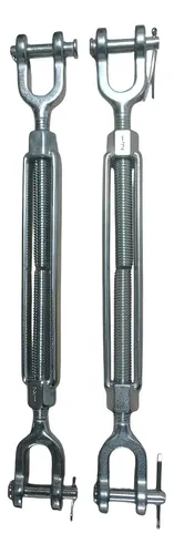 Pack 2 Tensor Inoxidable Grillete-grillete 1/2 X 6 Aisi-316