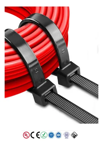 Amarra Plastica Extra Larga 9mm X 100 Cms 50 Un Filtro Uv - Imagen 5