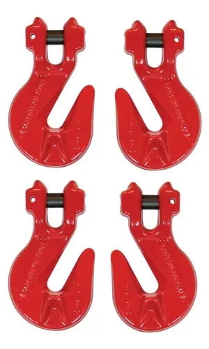 Pack 4 Gancho Trabador De Cadena 5/16 (8mm) Grado 80 (4un)