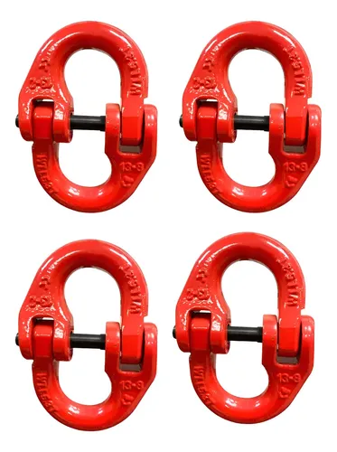 Pack 4 Conector De Cadena G80 5/16 (8 Mm) (4un) Lock-aloy