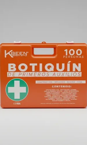 Botiquín Para 100 Personas Primeros Auxilios