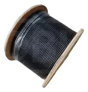 Cable Acero 1/8 (3mm) Forrado Pvc Negro Final (5mm) 100mts - Imagen 4