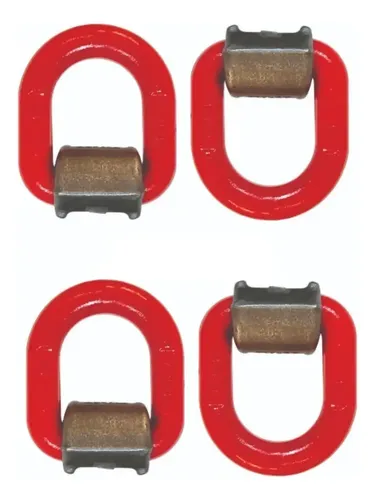 Pack 4 Anilla Soldable De Transporte D-ring Gr80 3ton (4un)