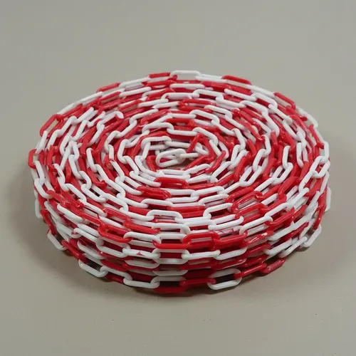 Cadena Delimitadora De Seguridad Plástica 6mmx50mt Rojo/blan - Imagen 2