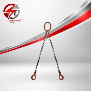 Cadena De Elevacion De 8mm X 2ramales X 1metro G-80 3.4 Ton