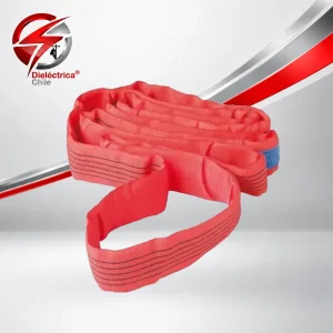 Eslinga Tubular Sin Fin 5ton 2 Metros Roja F/s 7:1