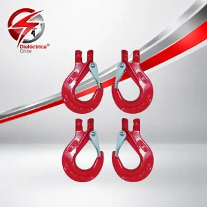 Pack 4 Gancho De Seguridad 8mm Seguro Simple Forjado A-339