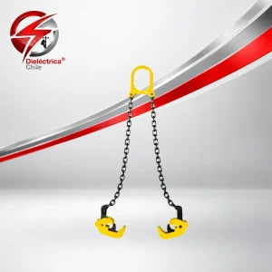 Pack 3 Eslinga Cadena Para Izaje De Tambores Para 1 Ton