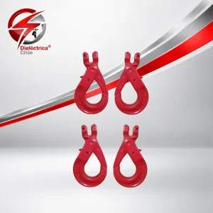 Pack 4 Gancho De Seguridad De 10mm C/ Seguro Autobloqueo 4u