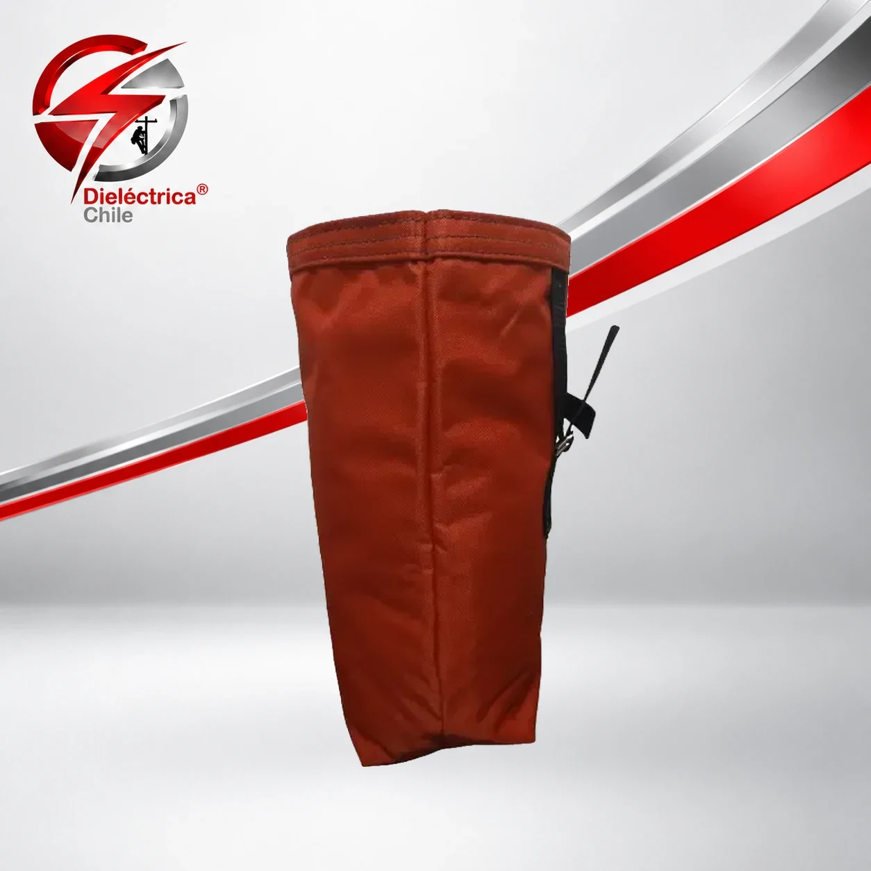 Bolso Morral Porta-herramientas Lona Impermeable Rojo 35cms