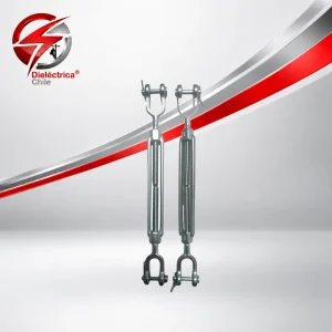 Pack 2 Tensor Inox. Grillete-grillete 5/16 X 4-1/2 Aisi-316