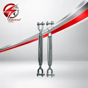 Pack 2 Tensor Inoxidable Grillete-grillete 1/2 X 6 Aisi-316