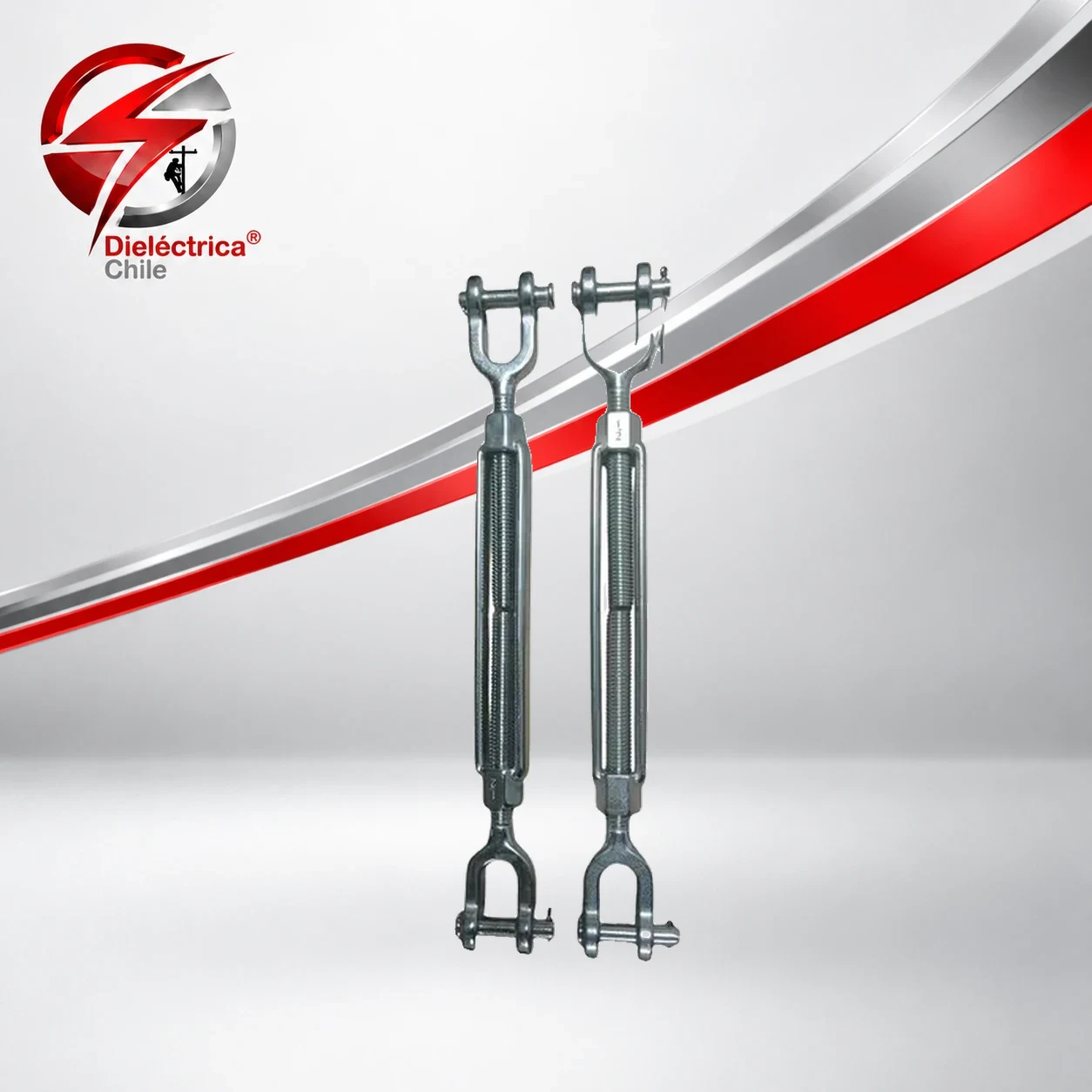 Pack 2 Tensor Inoxidable Grillete-grillete 1/2 X 6 Aisi-316