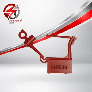 Sello De Seguridad Carro De Paro 100 Un Rojo