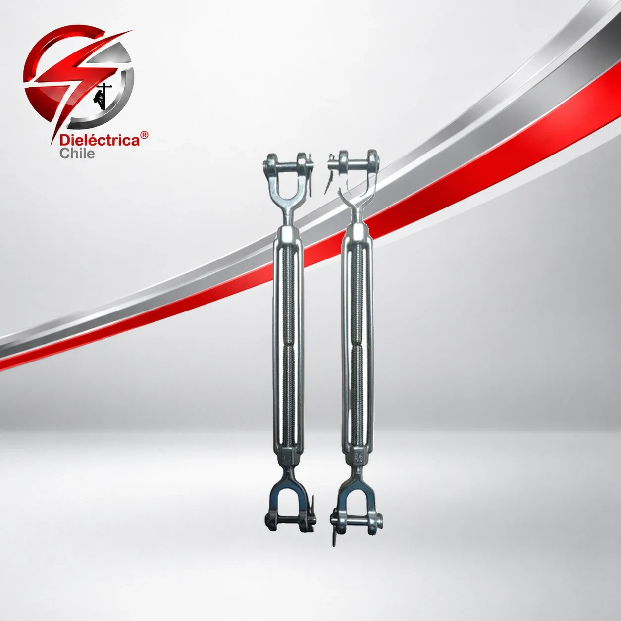 Pack 2 Tensor Inoxidable Grillete-grillete 3/8 X 6 Aisi-316
