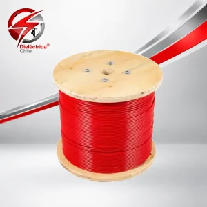 Cable Acero 1/8 + Pvc Rojo Pullcord Parada Emergencia 100mts