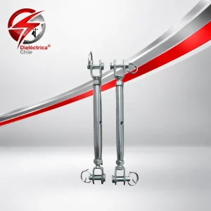Pack 2 Tensor Tubular Inoxidable Grillete/grillete M-8