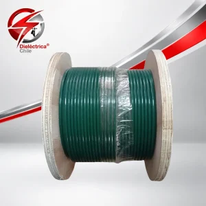 Piola Cable Acero 3mm Forrado + Pvc Verde 100 Metros