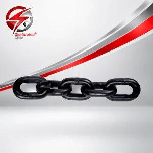 Cadena Negra Eslabon Corto Grado 80 Tramo 8mm X 12mt 2 Ton