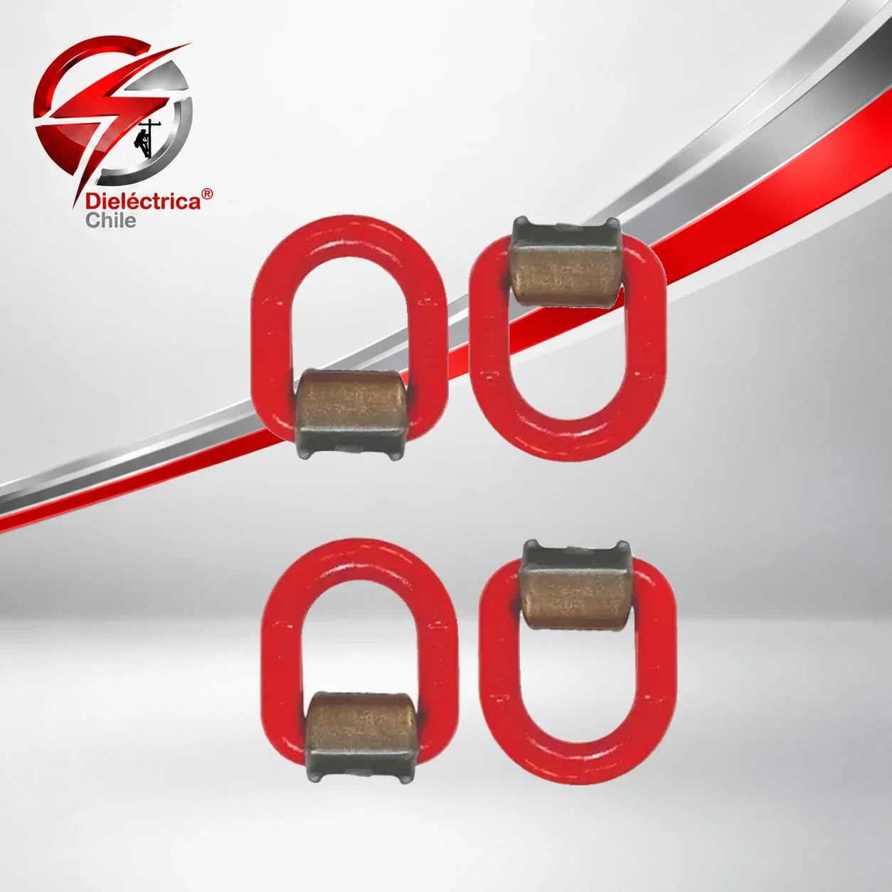 Pack 4 Cancamo Soldable D-ring Gr80 3.000kg (4 Unidades)